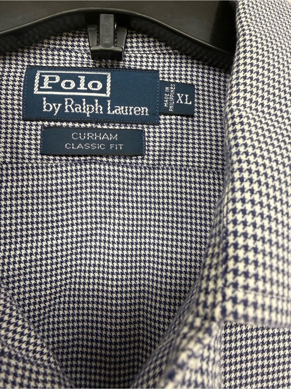Ralph Lauren Blue Microcheck Dress Shirt - Picture 2 of 4